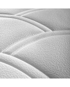 Matelas à mémoire de forme Excelsior blanc/marron - 90x200 cm