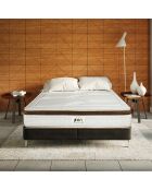 Matelas à mémoire de forme Excelsior blanc/marron - 90x200 cm