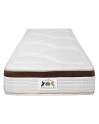 Matelas à mémoire de forme Excelsior blanc/marron - 90x200 cm
