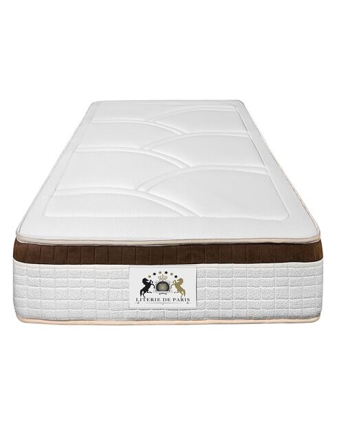 Matelas à mémoire de forme Excelsior blanc/marron - 90x200 cm
