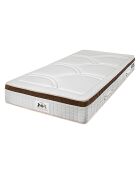 Matelas à mémoire de forme Excelsior blanc/marron - 90x200 cm