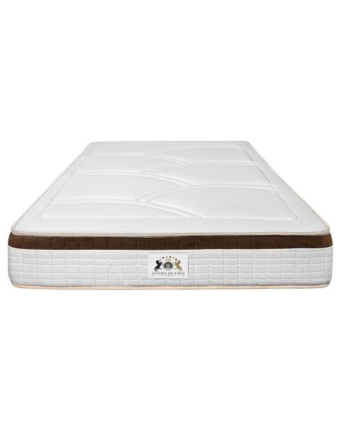 Matelas à mémoire de forme Excelsior blanc/marron - 140x200 cm