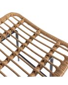 2 Barhocker Cuba, braun/schwarz, 47 x 52 x 102 cm