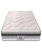 Matelas à mémoire de forme Le Cheverny blanc/gris - 80x200 cm