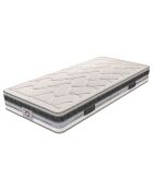 Matelas à mémoire de forme Le Cheverny blanc/gris - 80x200 cm
