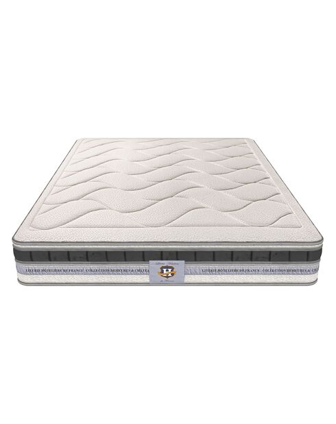 Matelas à mémoire de forme Le Cheverny blanc/gris - 160x200 cm