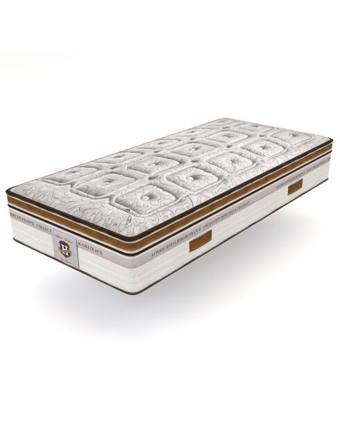 Matelas à mémoire de forme Renaissance blanc/marron - 90x200 cm