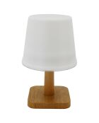 Lampe de table solaire blanche - 20.9x13.2 cm