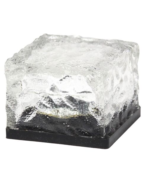 Cube de glace solaire transparent - 7x7x5 cm