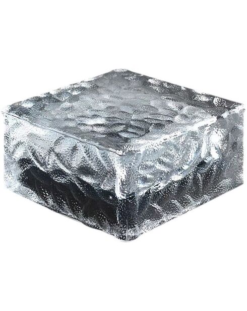 Cube de glace solaire transparent - 10x10x5 cm
