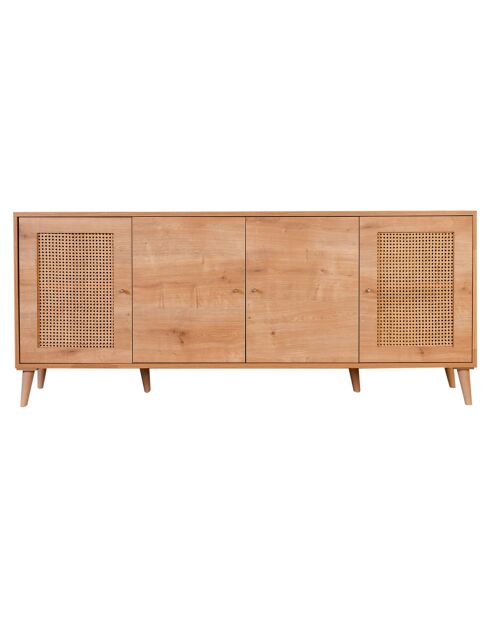 Buffet Hazeran chêne - 180x81x41 cm