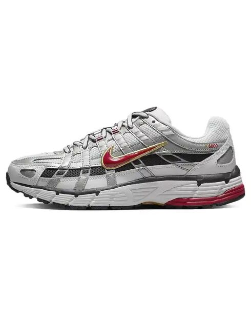 Zapatillas P-6000 blancas/gris/rojas