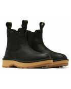 Chelsea boots en Velours de Cuir Hi-Line noires