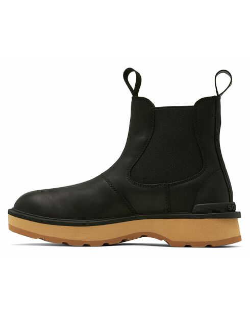 Chelsea boots en Velours de Cuir Hi-Line noires