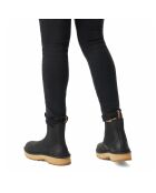 Chelsea boots en Velours de Cuir Hi-Line noires