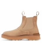 Chelsea boots en Velours de Cuir Hi-Line camel