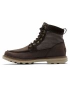 Boots en Cuir Carson marron foncé