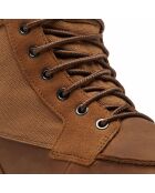 Boots en Cuir Carson cognac