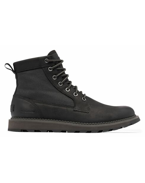 Boots en Velours de Cuir Madson II noires