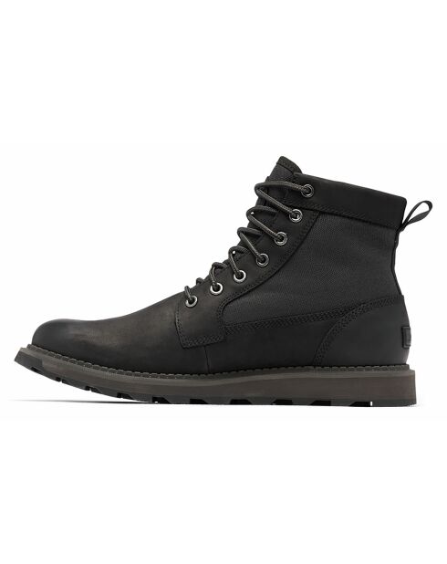 Boots en Velours de Cuir Madson II noires