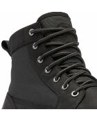 Boots en Velours de Cuir Madson II noires