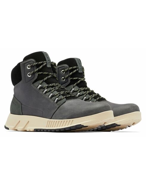 Boots en Cuir Mac Hill grises