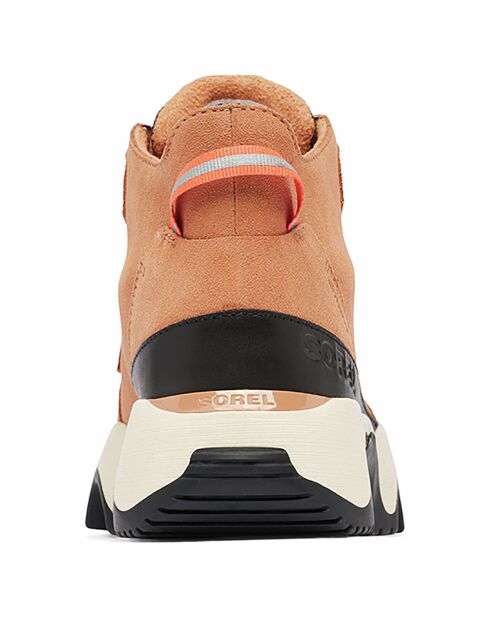 Boots en Velours de Cuir doublure polaire Kinetic cognac