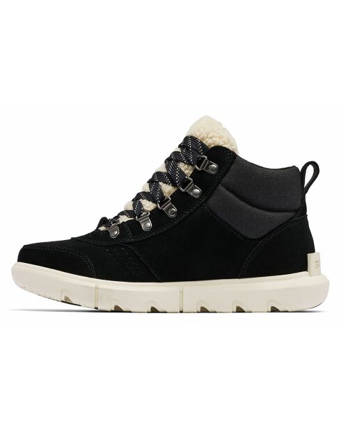 Boots en Velours de Cuir Explorer Next noires