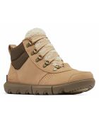 Boots en Velours de Cuir Explorer Next camel