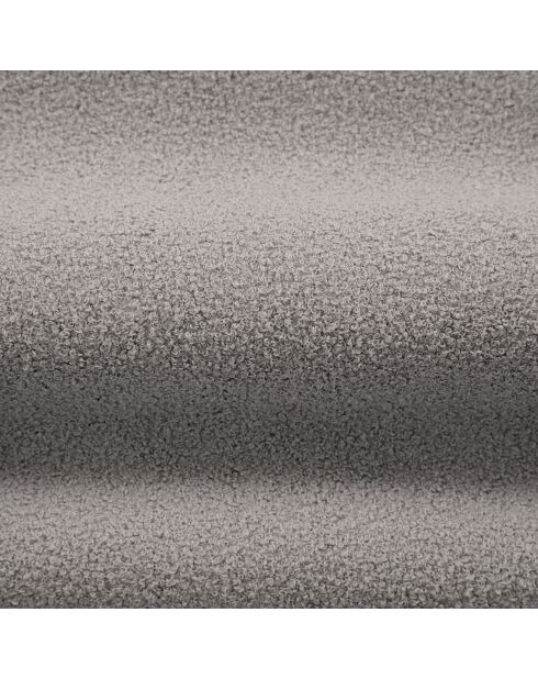 Canapé bouclé Aldrin 3 places gris clair - 178x90x73 cm