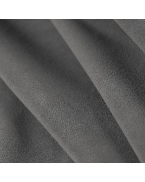 Canapé en Velours Lola 3 places ciment - 235x95x72 cm