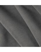 Canapé d'Angle droit en Velours Lola 4 places ciment - 250x170x72 cm