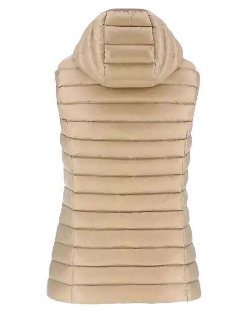 Beige jas zonder mouwen Mali Noos