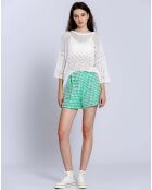 Pull Célia blanc