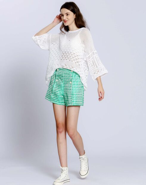 Pull Célia blanc
