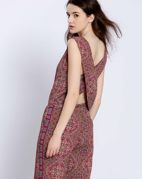 Pantalon Sarah fushcia