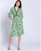 Robe Iris verte