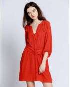 Robe Elsa  rouge