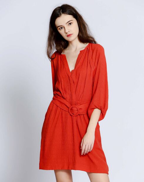 Robe Elsa  rouge