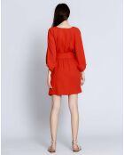 Robe Elsa  rouge