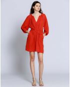 Robe Elsa  rouge