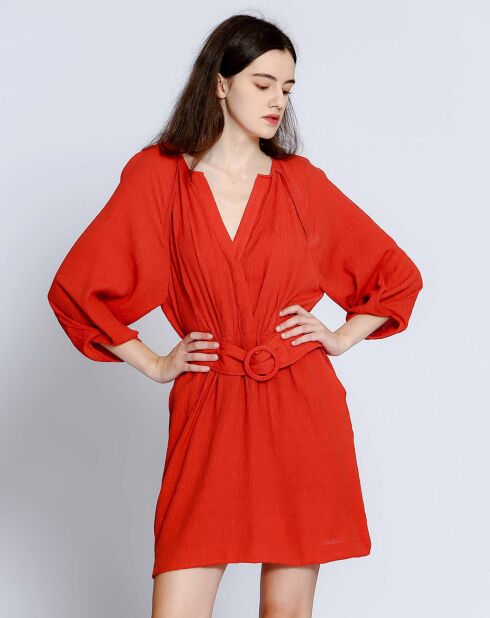 Robe Elsa  rouge