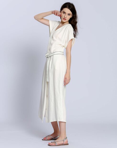 Robe en Lin & Coton Roxane blanche