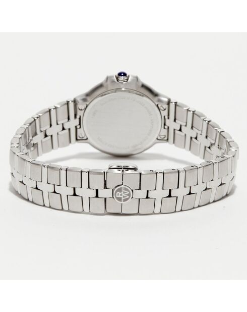 Montre Femme en Acier & Diamants Parsifal argentée