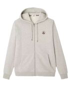 Sweat à capuche Zipper Mexico gris chiné