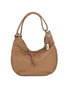 Alba Schultertasche aus cognacfarbenem Leder - 38x34x10 cm