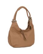 Alba Schultertasche aus cognacfarbenem Leder - 38x34x10 cm