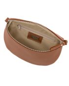 Berenice Cognacfarbene Gürteltasche aus Leder - 25x14x1 cm