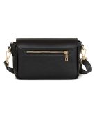 Sac bandoulière en Cuir Terina noir - 24x16x6.5 cm