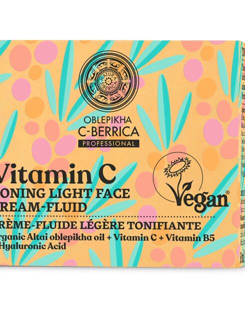Crème Fluide Visage Tonifiante Légère C-Berrica - 50 ml